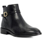 Dune Pemma Leather Women's Black Boots