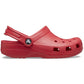 Crocs Toddler Classic Croslite Rubber Varsity Red Loafers