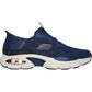 Skechers Men's Skech-Air Ventura Vanderway Shoes in Navy/Orange