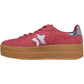 Skechers Academy Hi Elevated Essence Leather Women's Red/Blue Trainers