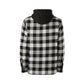 Hard Yakka Men's Quilted Flannel Shacket in Grey