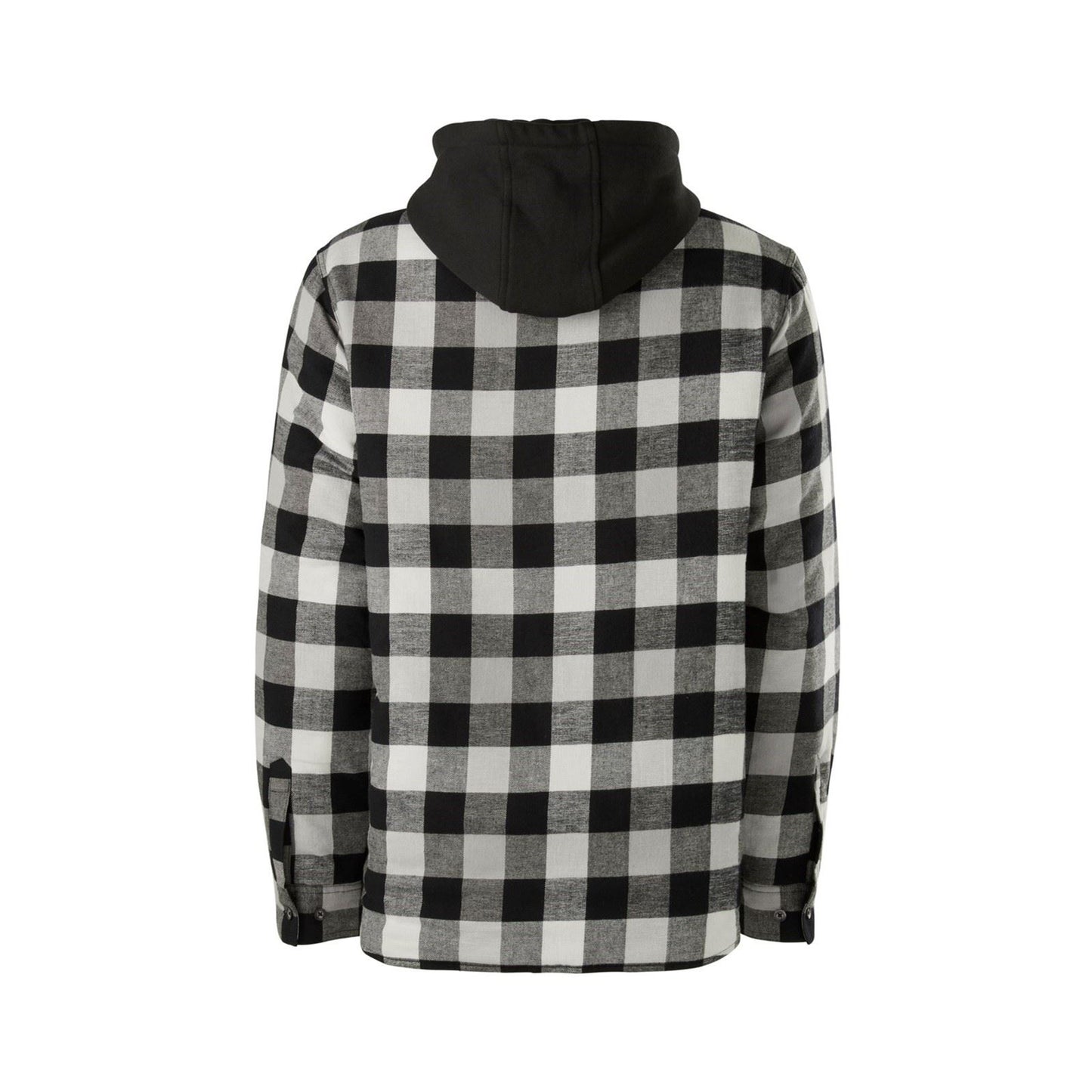 Hard Yakka Men's Quilted Flannel Shacket in Grey