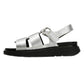 FitFlop GEN-FF Fisherman Leather Women's Silver Sandals