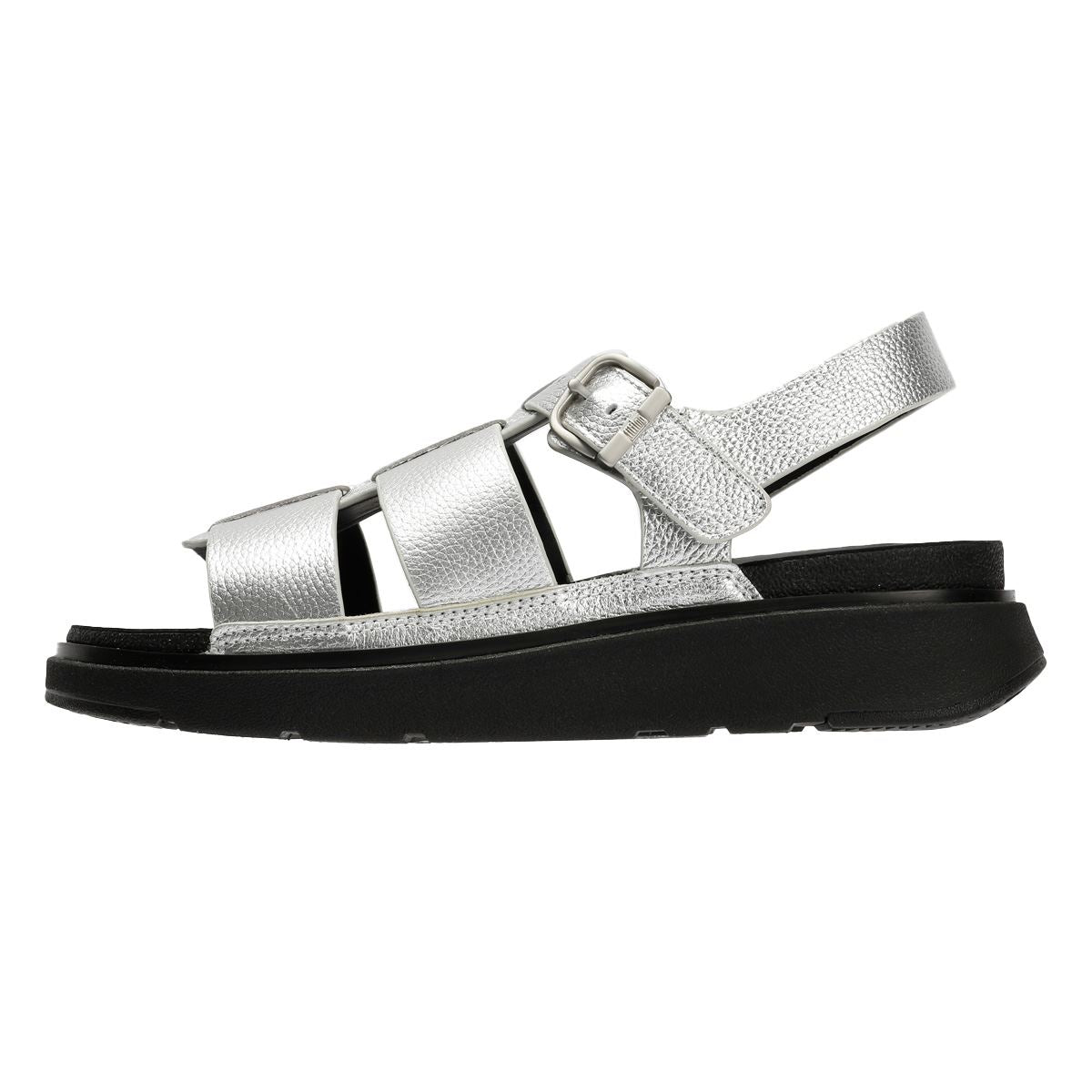 FitFlop GEN-FF Fisherman Leather Women's Silver Sandals