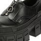 Buffalo Gospher Front Zip Lo Vegan Women's Black Shoes