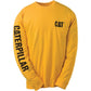 Caterpillar Men's Trademark Banner Long Sleeve T-Shirt in Yellow