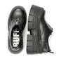 Buffalo Gospher Front Zip Lo Vegan Women's Black Shoes