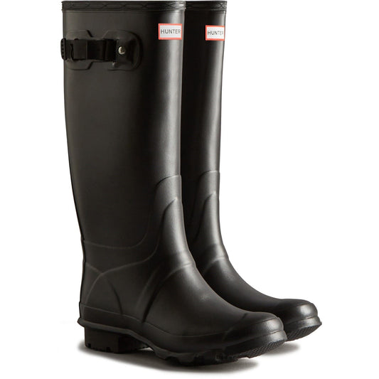 Hunter Women's Huntress Wide Leg Wellington Boots in Black