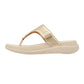 FitFlop F-Mode Go Adjustable Flatform Women's Platino Sandals
