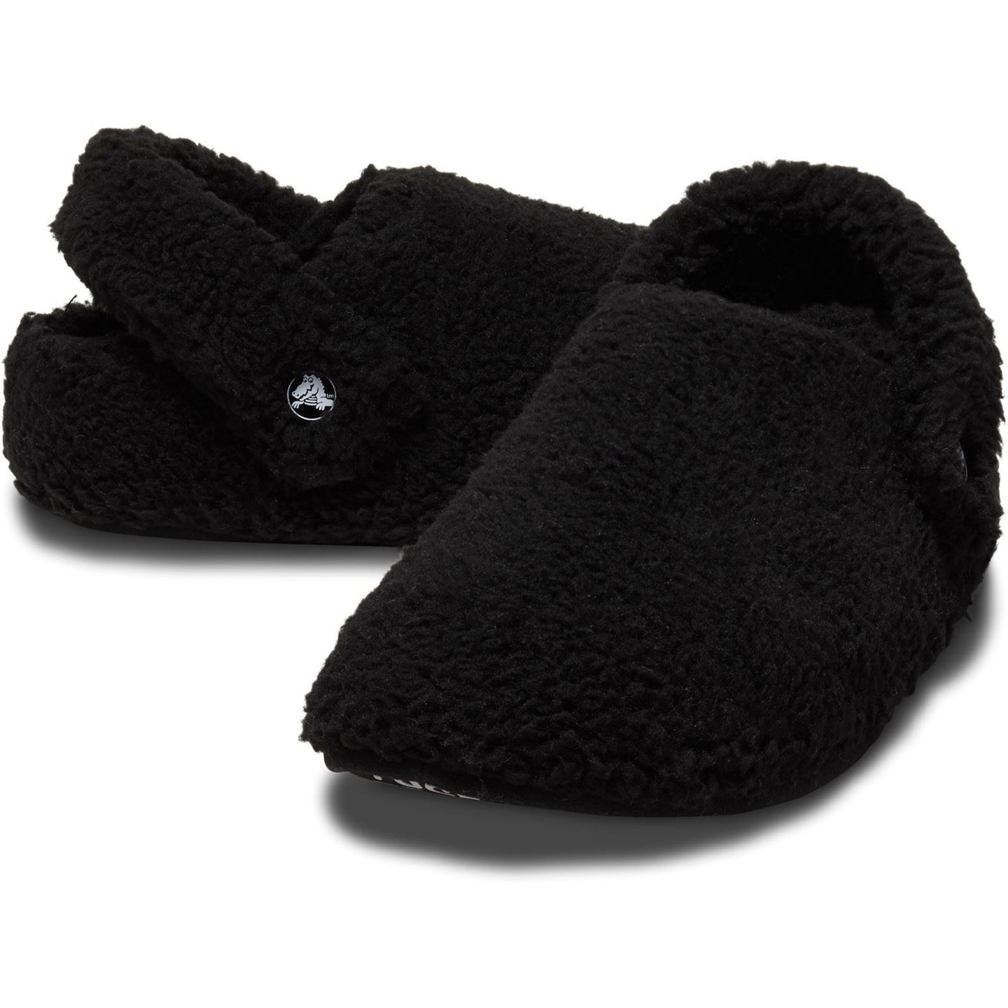 Crocs Classic Cozzzy Slipper Polyester Black Slippers
