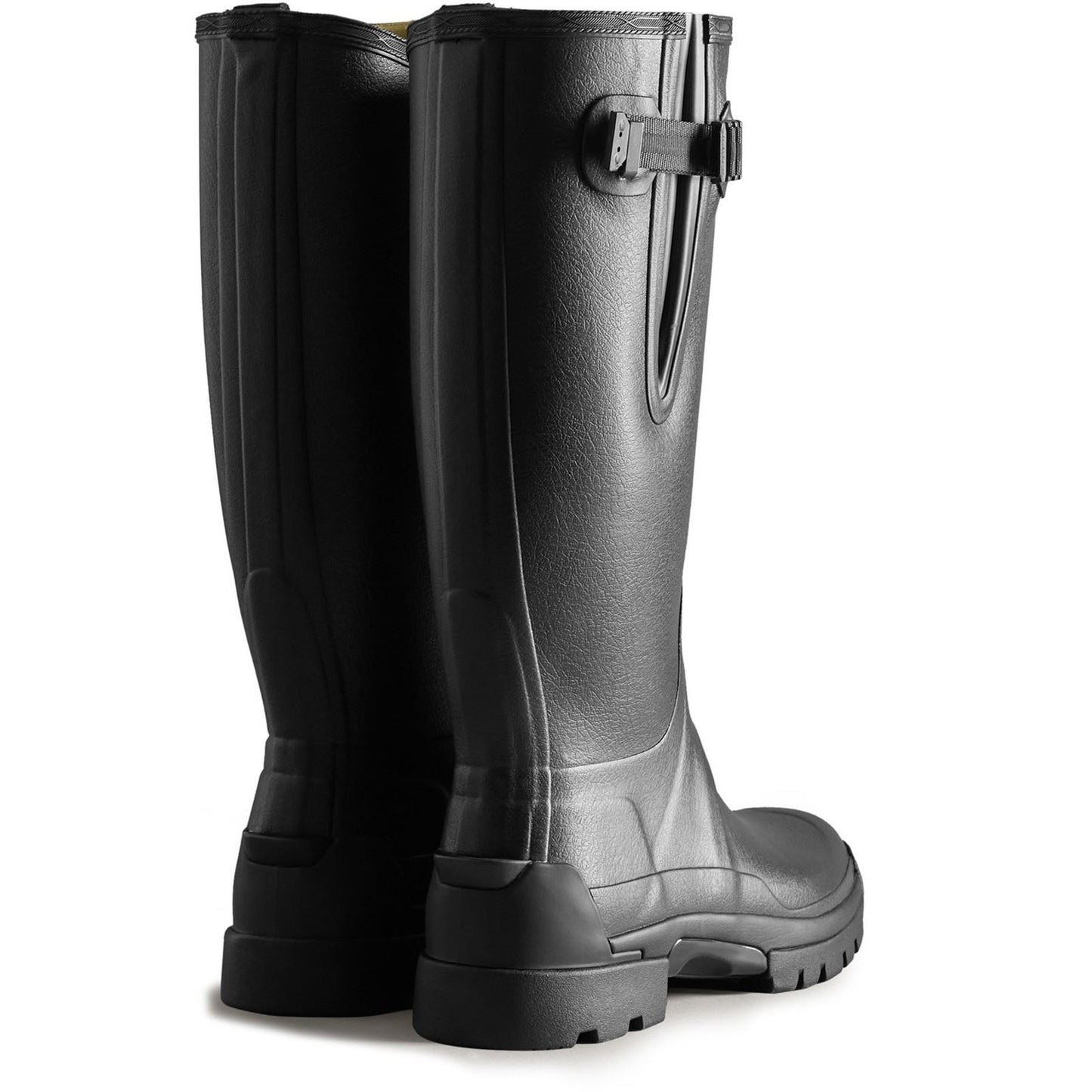 Hunter Men's Balmoral Adjustable Wellington in Black
