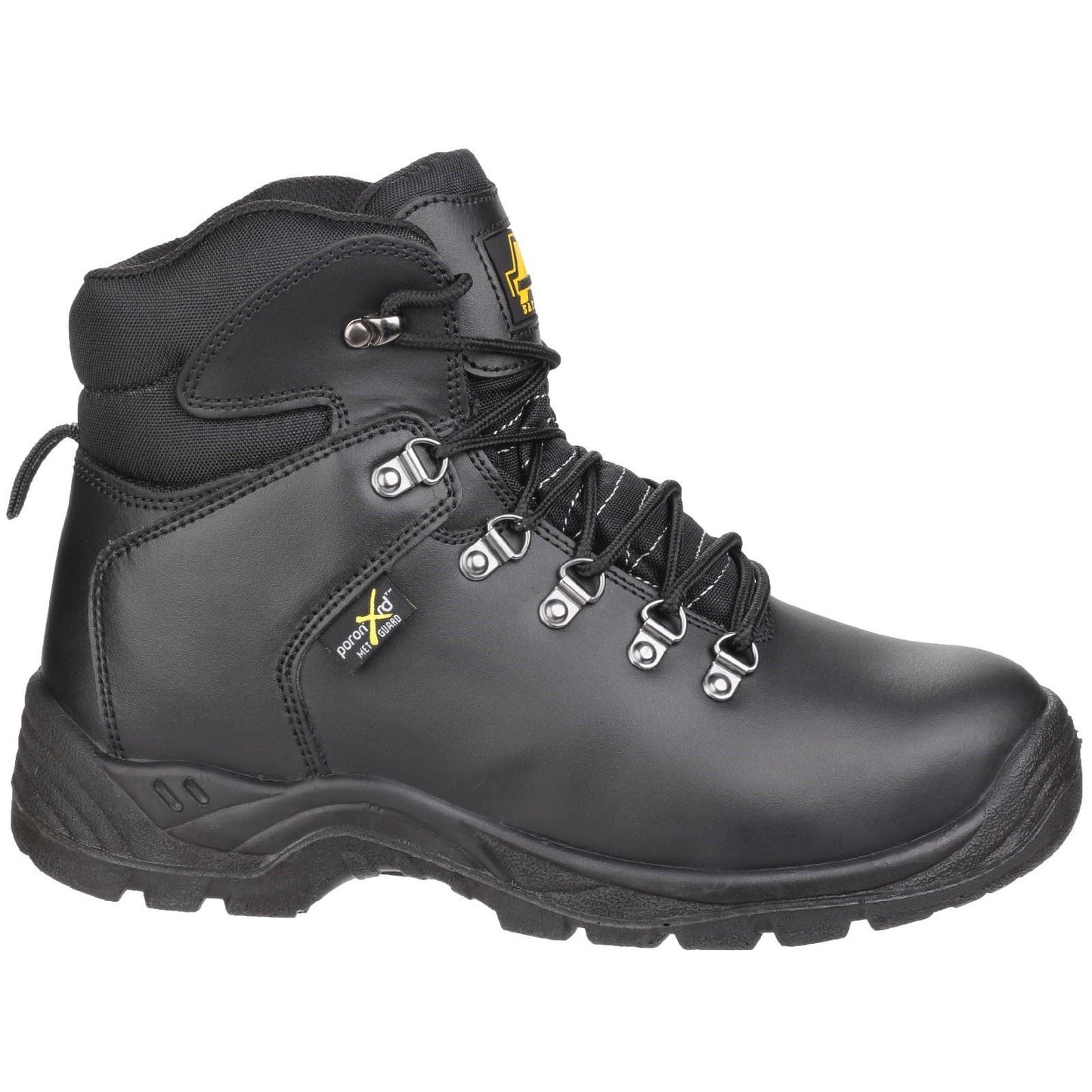 Amblers Safety Men's AS335 Poron XRD Internal Metatarsal Safety Boot in Black