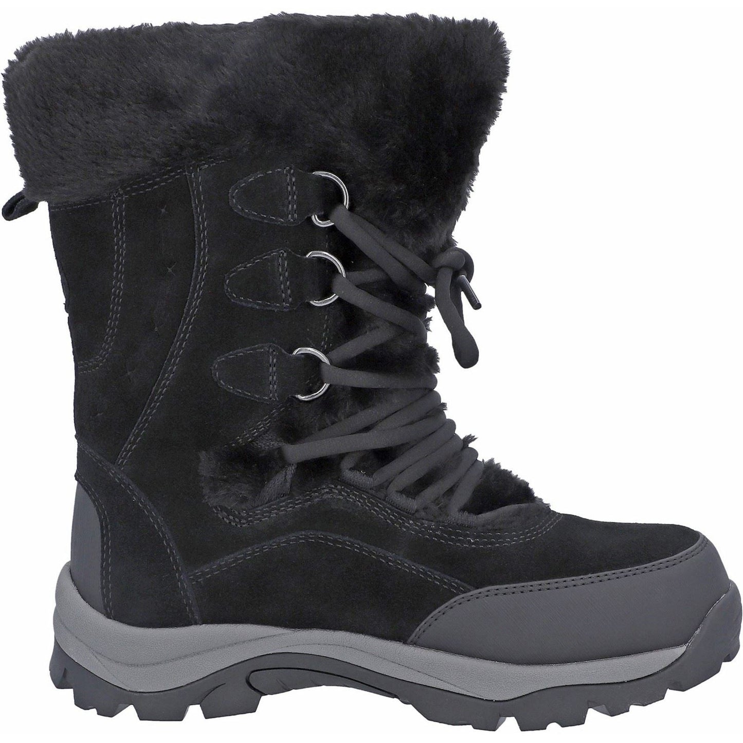 Hi-Tec Mortiz 200 Leather Women's Black Hiking Boots