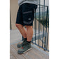Hard Yakka Men's Raptor Active Mid-Short in Black