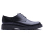 Base London Vector Leather Men's Black Lace-Up Shoes