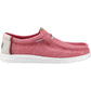 HEYDUDE Wally Jute Jute Men's Claret Red/Silver Birch Moccasins Shoes