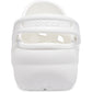 Crocs Women's Classic Platform Clog in White