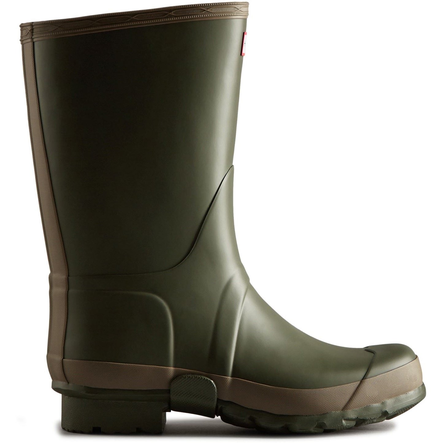 Hunter Men's Gardener Boot in Dark Olive/Clay