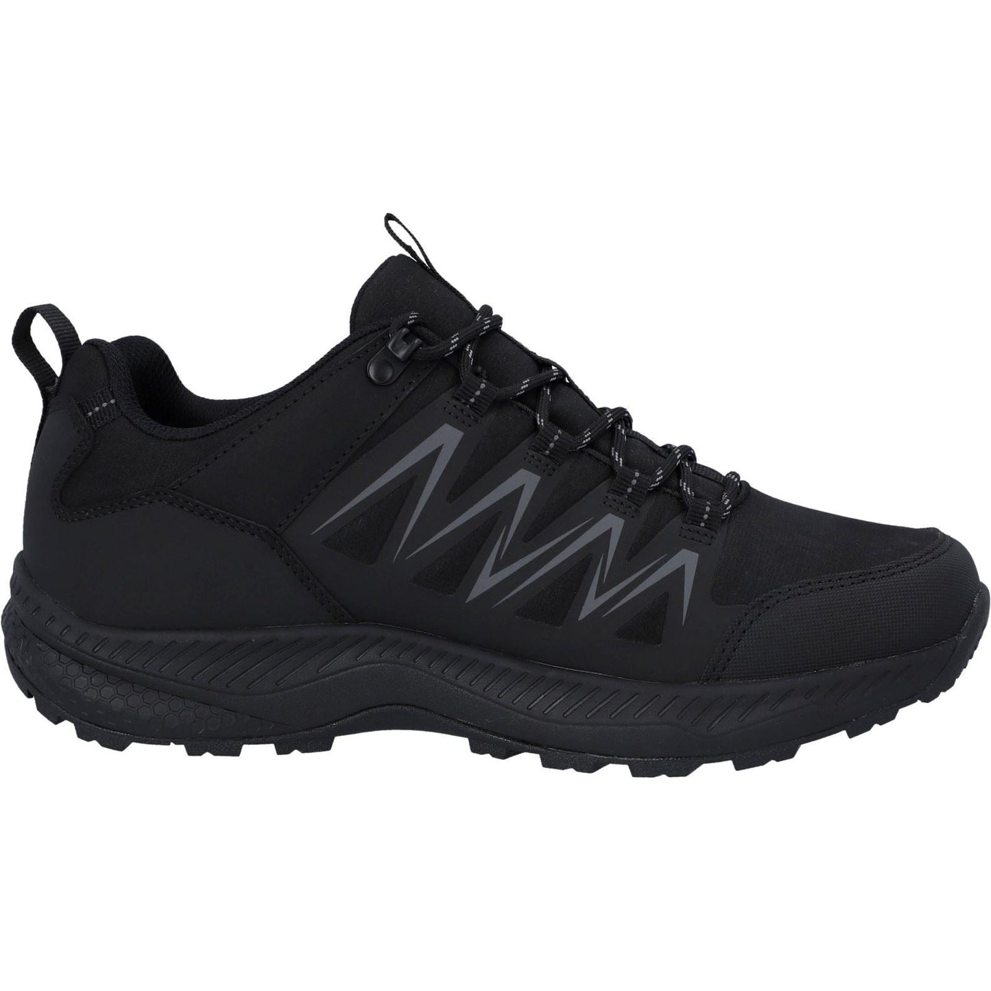 Hi-Tec Stealth Low Polyester Men's Black/Dark Grey Hiking Boots