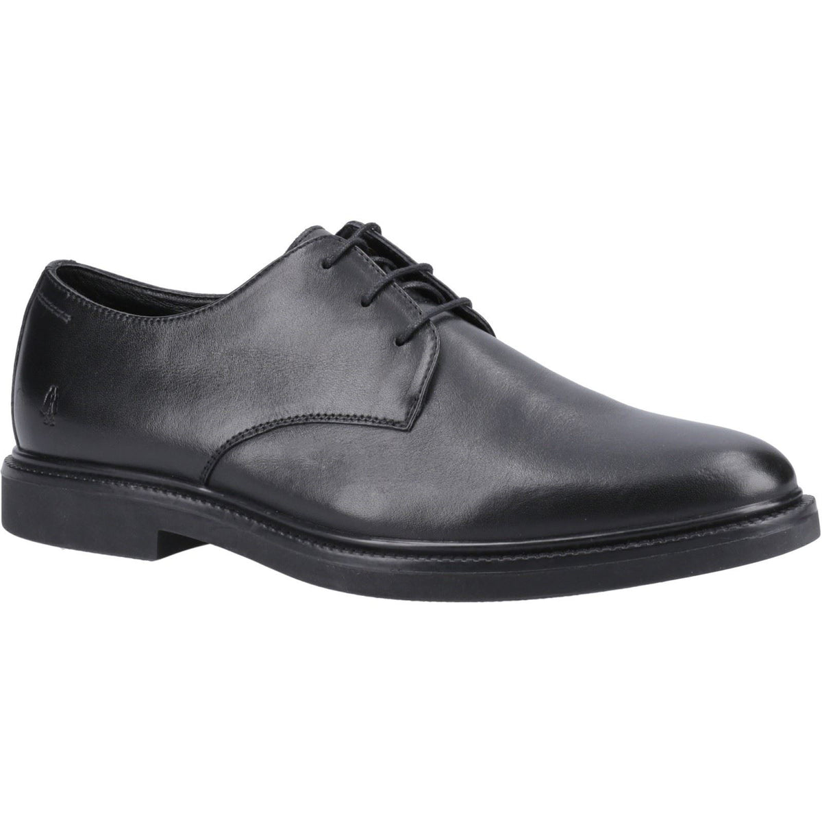 Hush Puppies Kye Leather Men's Black Lace-Up Shoes