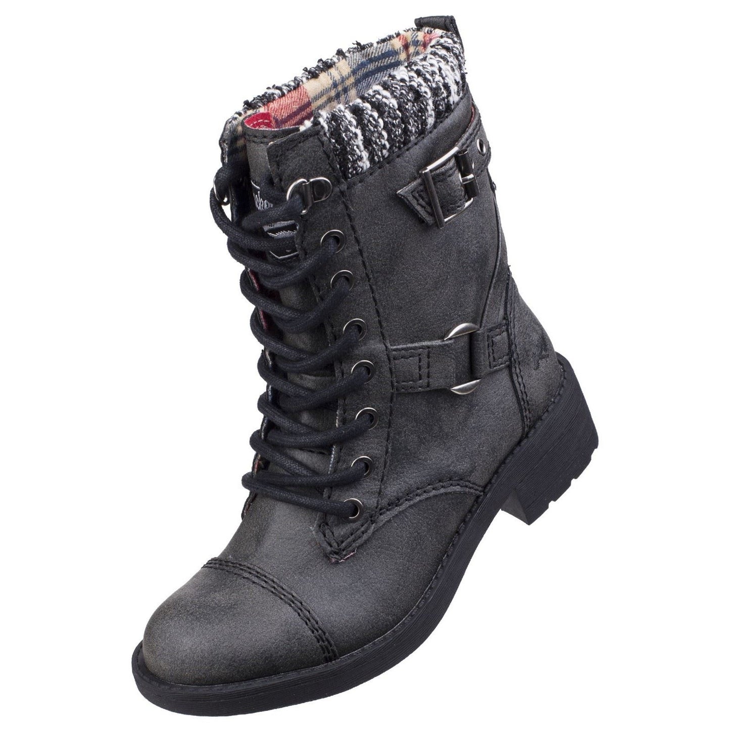 Rocket Dog Women's Thunder Galaxy Biker Boot in Black