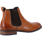 Hush Puppies Diego Chelsea Leather Men's Tan Boots
