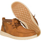 HEYDUDE Men's Wally Mid GripR Classic Boots in Cognac/Tan