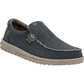 HEYDUDE Mikka Braided Textile Men's Deep Blue Loafers