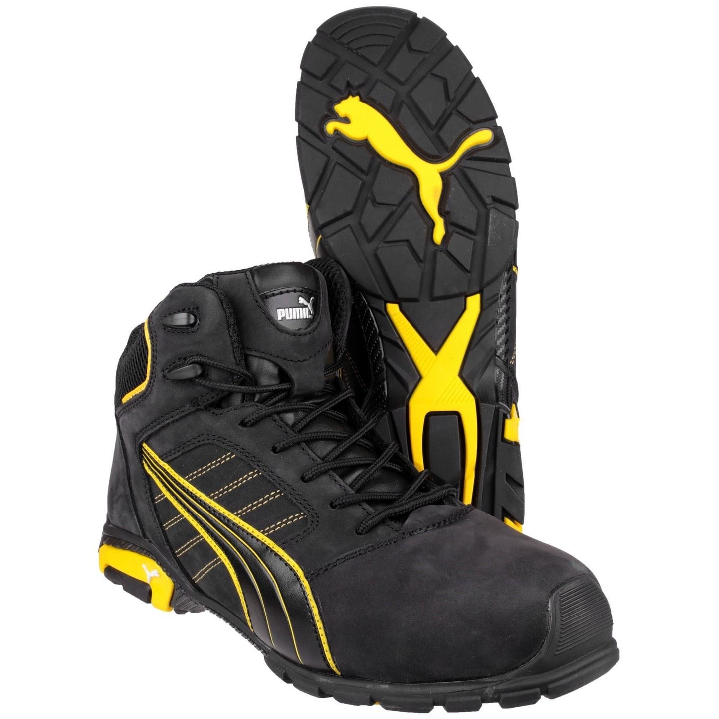 Puma Safety Men's Amsterdam Mid Safety Boot in Black