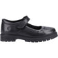 Hush Puppies Sabrina Leather Junior Black Shoes
