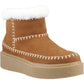 Hush Puppies Brielle Suede Women's Tan Winter Ankle Boots