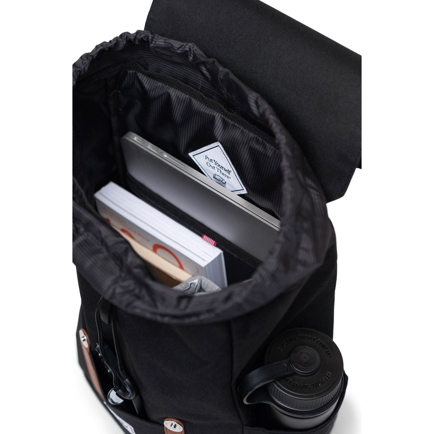 Herschel Bags Herschel Retreat Small Backpack Polyester Unisex Adults's Black Backpack
