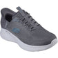 Skechers Men's Skech-Lite Pro Primebase Trainers in Charcoal/Blue