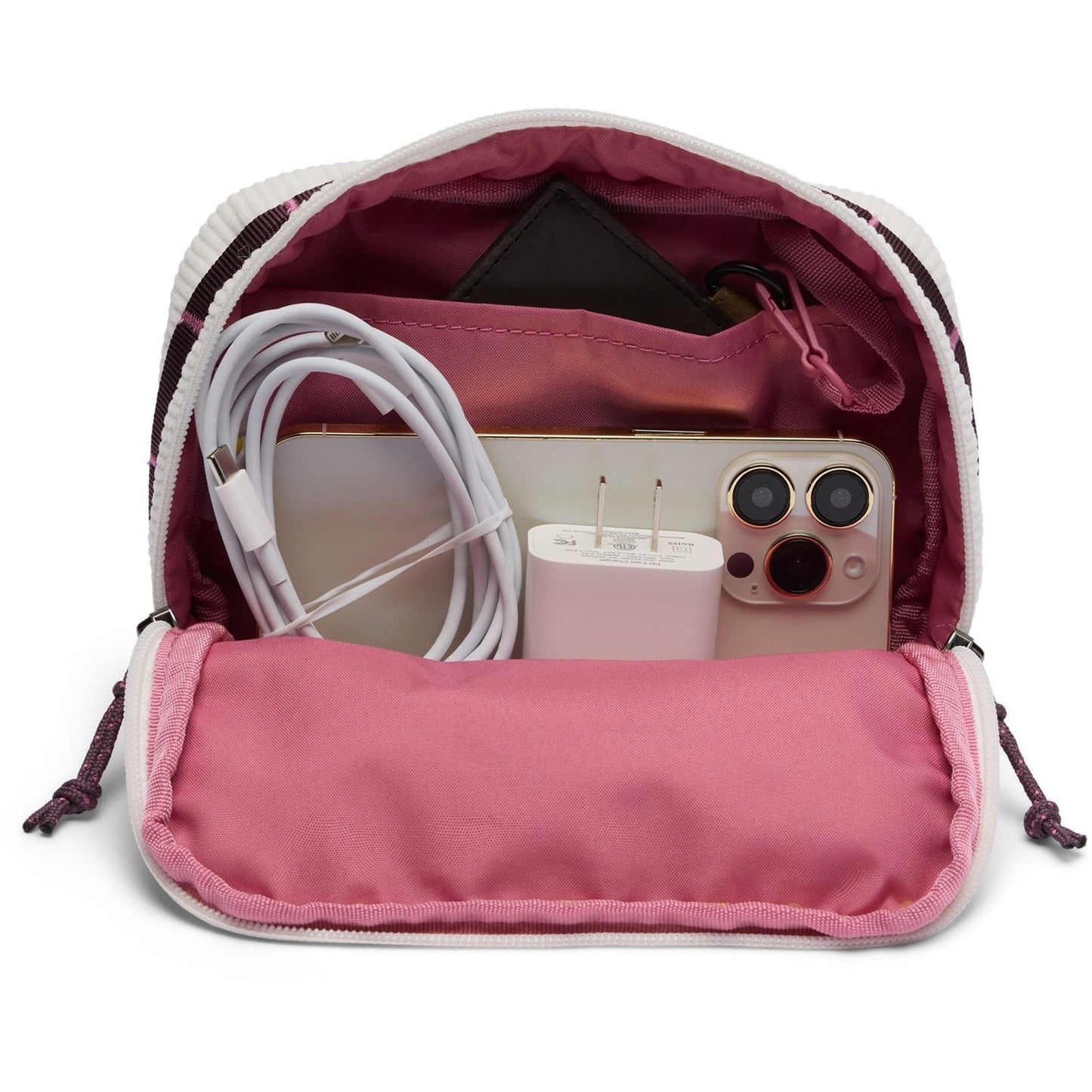 Columbia Trail Traveler Polyester White Crossbody Bag - One Size