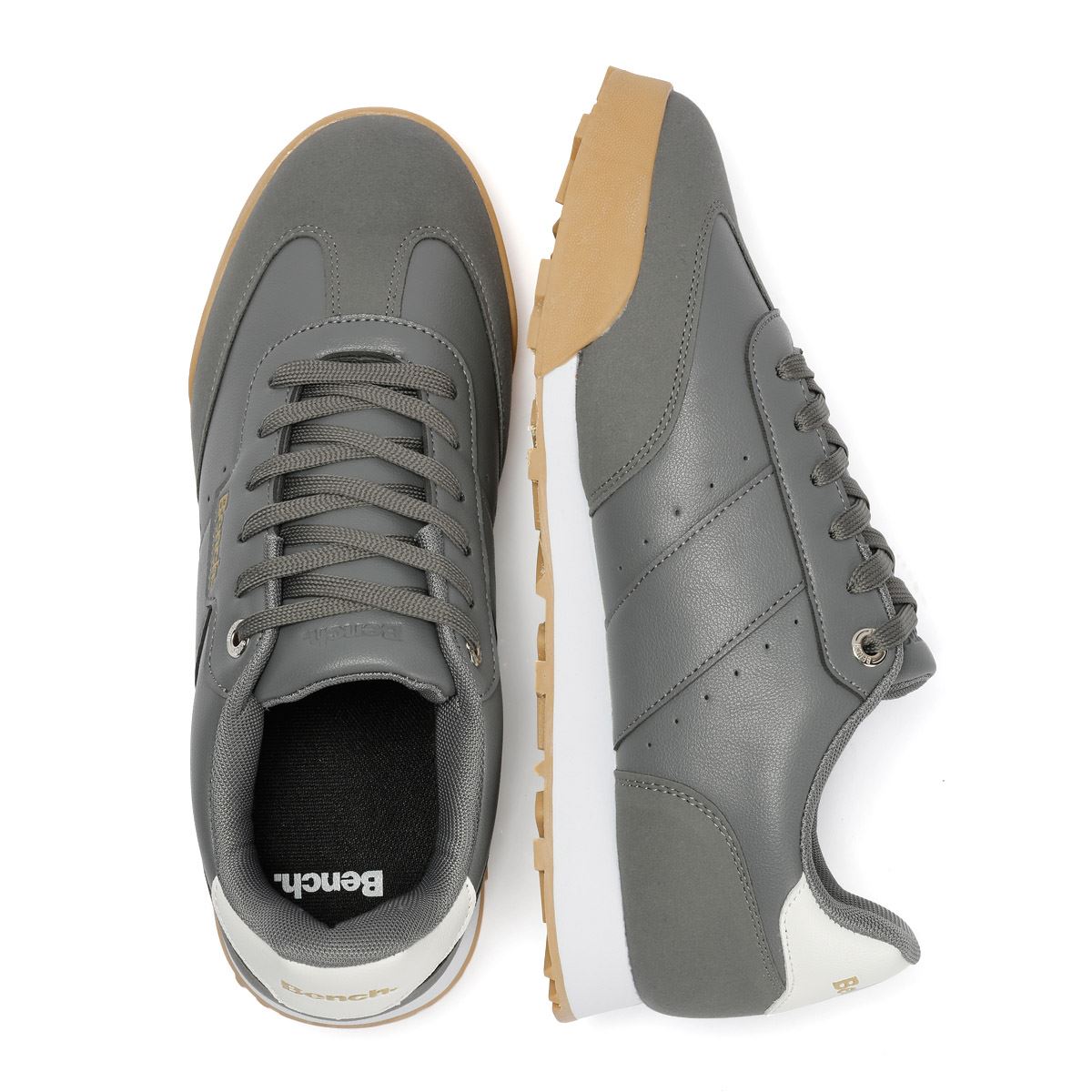 Bench Murray Men's Grey/Gum Trainers