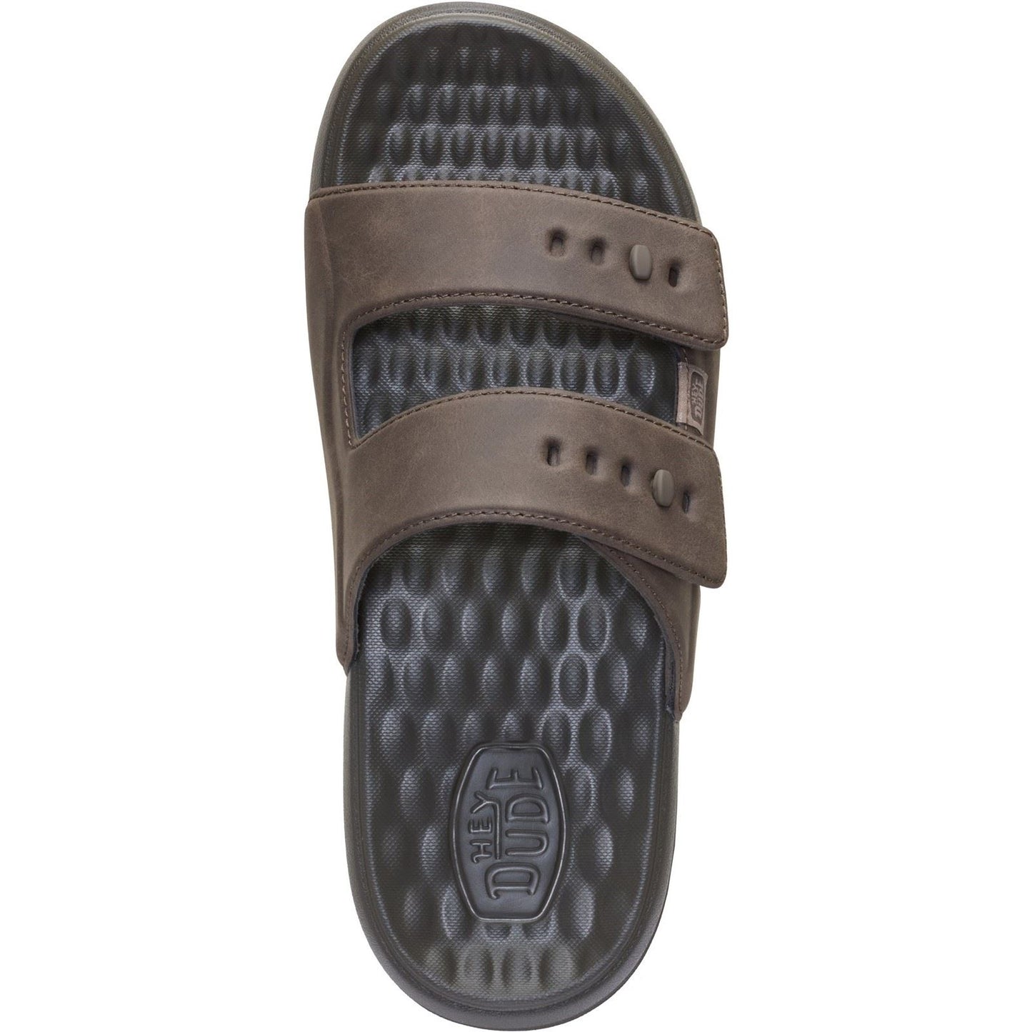 HEYDUDE Wave 2 Strap Polyurethane Men's Major Brown Sandals
