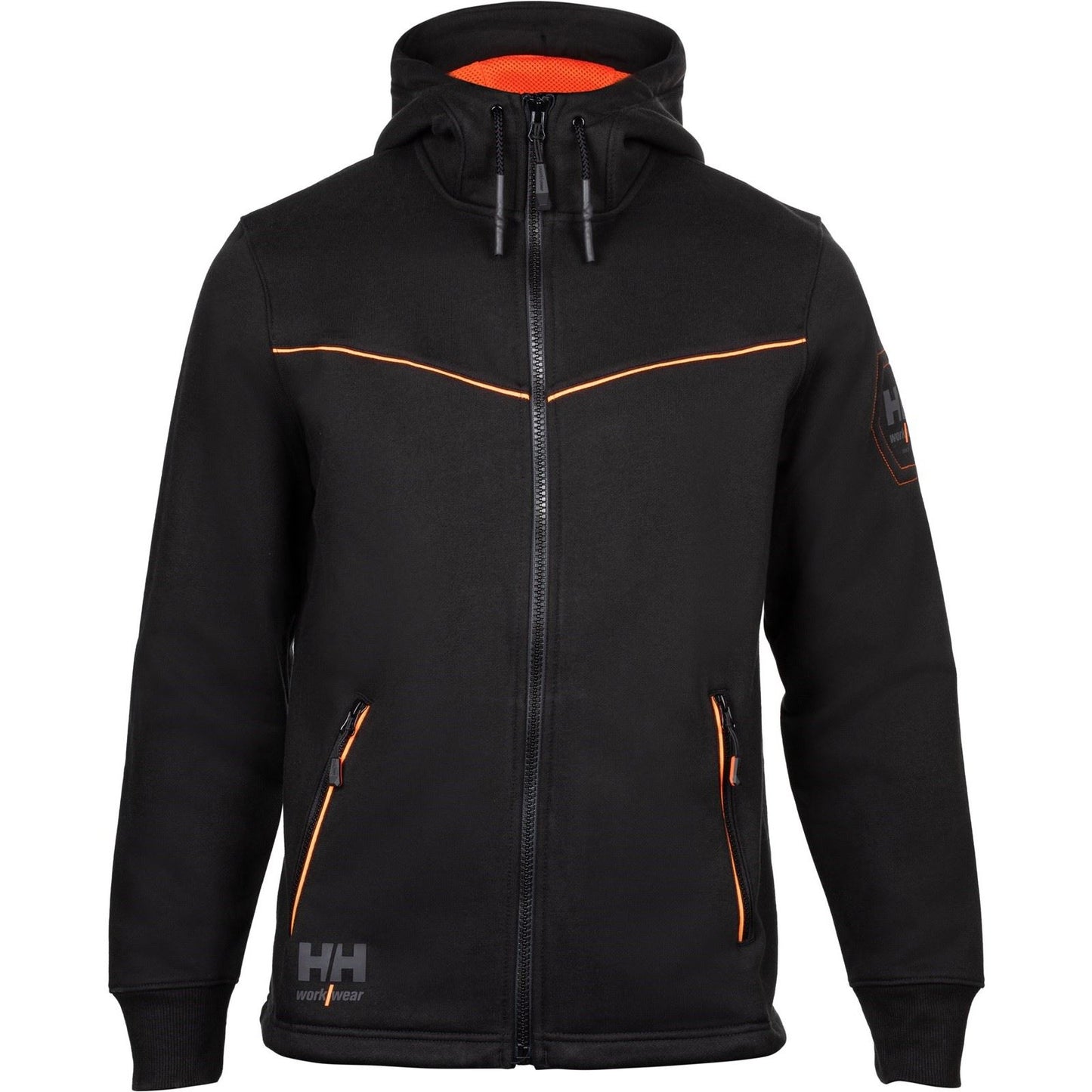 Helly Hansen Workwear Chelsea Evolution Cotton Men's Black Hooded Sweatshirt
