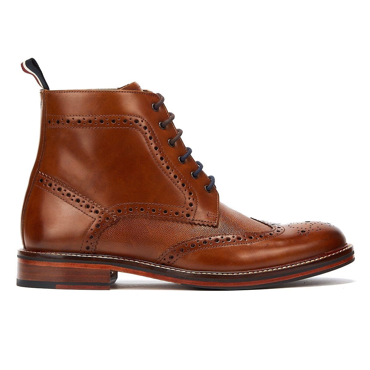 Ben Sherman - BS12602 MENS ALFRED BROGUE BOOT TAN