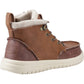 HEYDUDE Bradley Tumbled Classic Polyurethane Men's Cognac/Multi Ankle Boots