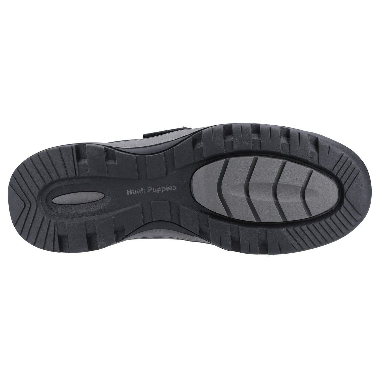 Hush Puppies Men's Casper Touch Fastening Shoes in Black