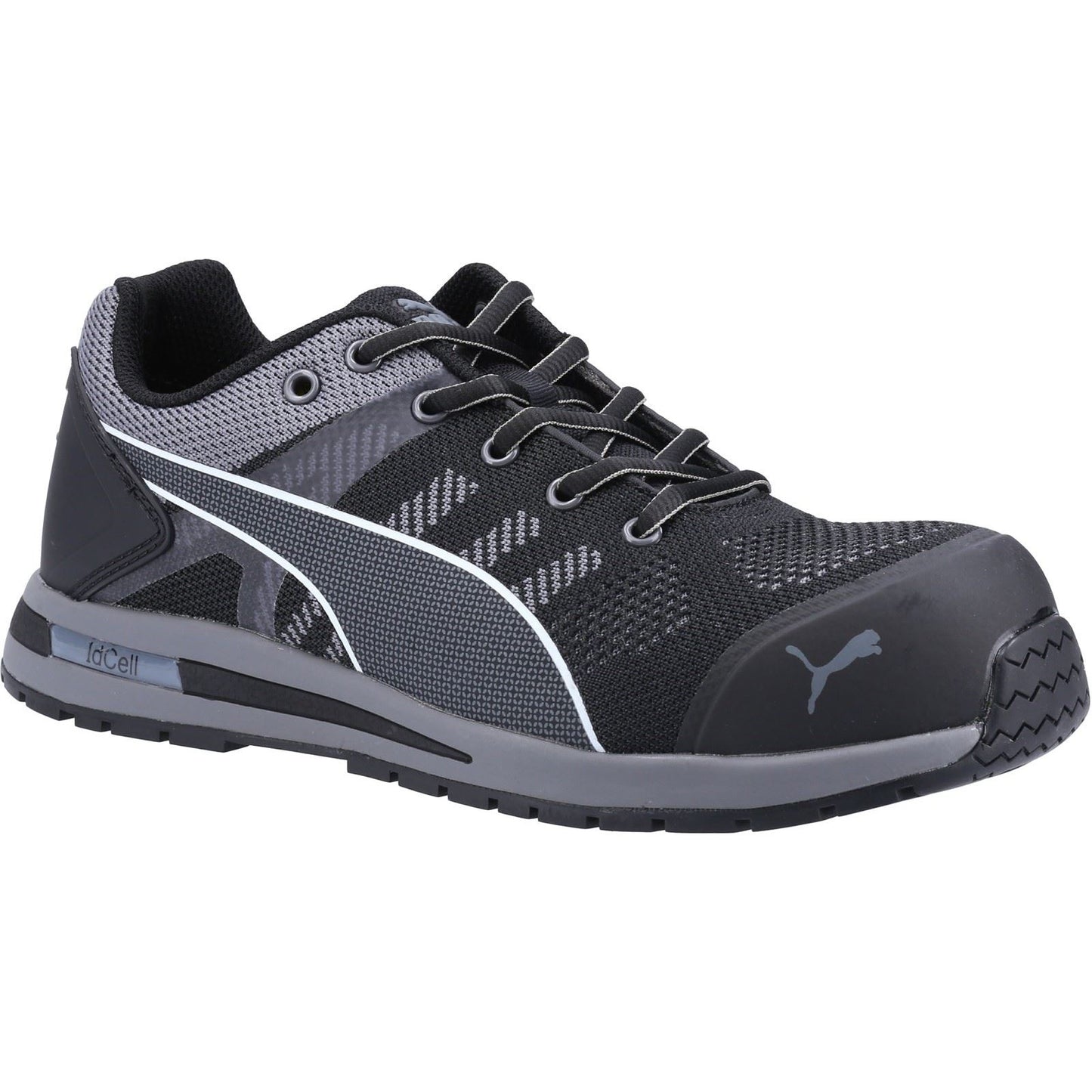 Puma Safety Men's Elevate Knit LOW S1 Safety Trainer in Black