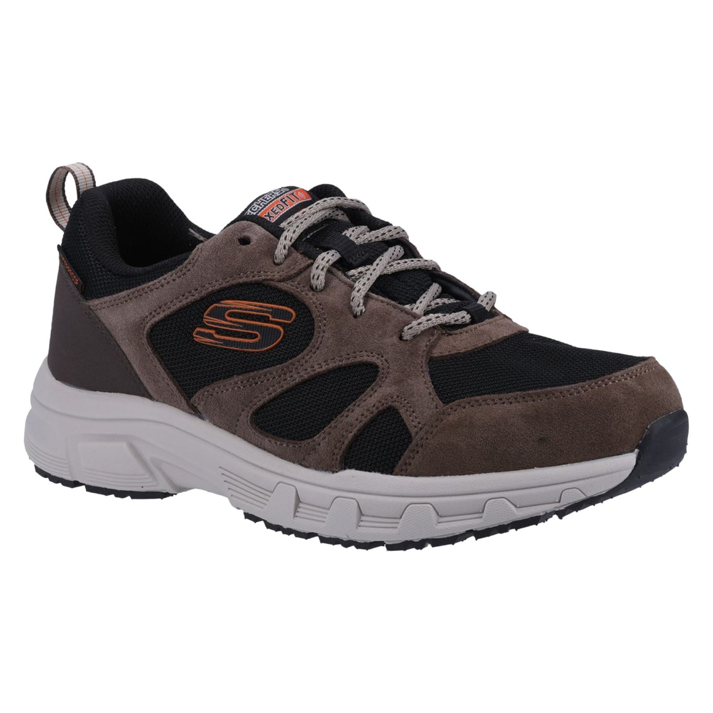 Skechers Men's Oak Canyon Sunfair Trekking Low Cut in Brown/Black