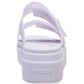 Crocs Brooklyn Buckle Low Wedge Women's Purple Moon Sandals