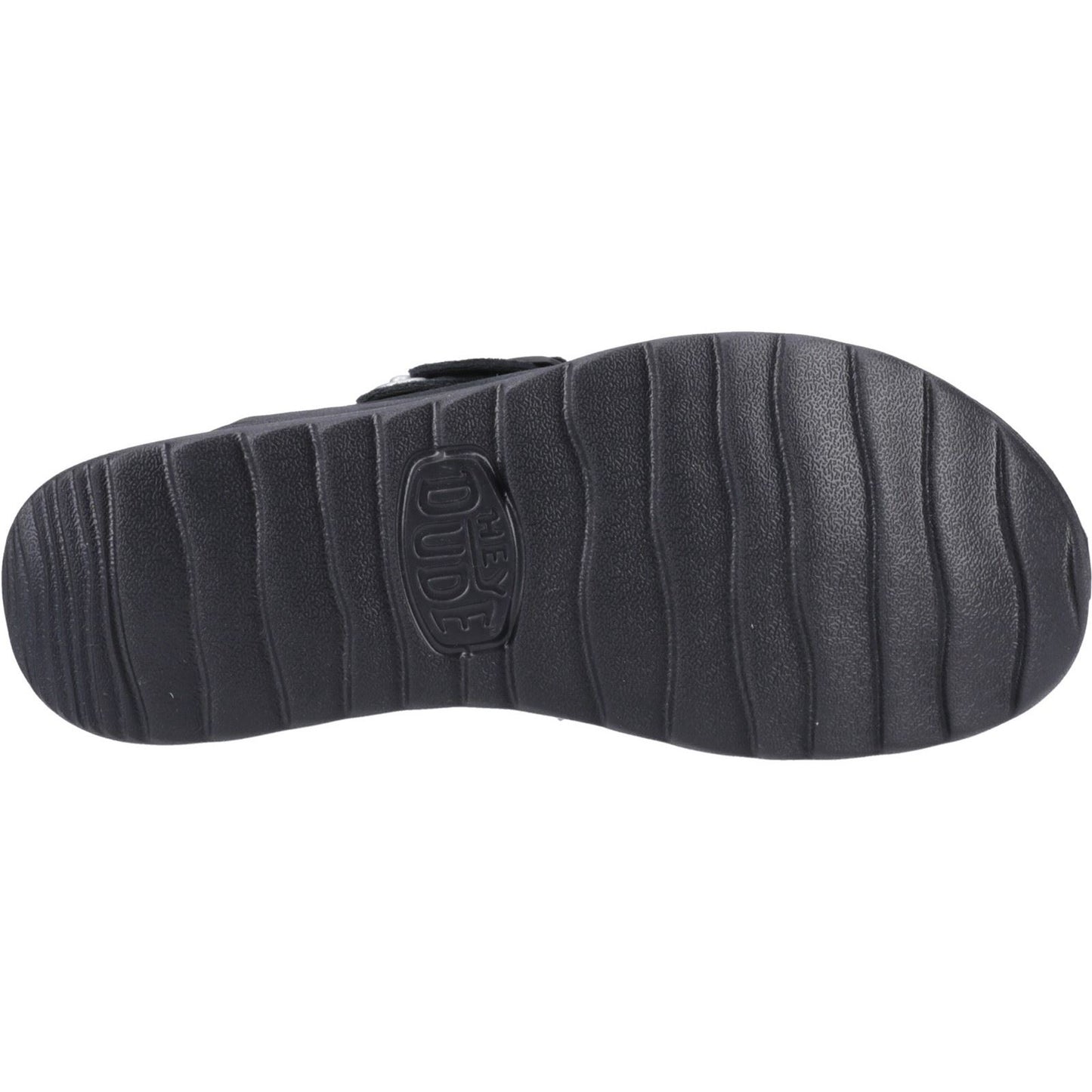 HEYDUDE Delray Suede Women's Black Clogs