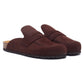 Hush Puppies Briar Closed Toe Suede Women's CHOCOLATE Mules