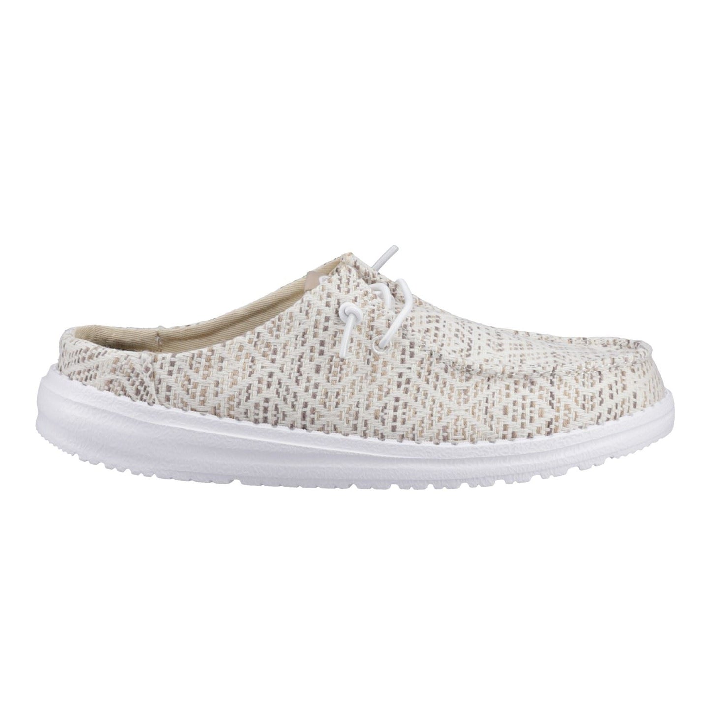 HEYDUDE Wendy Slip Surf Baja Polyester Blend Women's Tan/Multi Mules