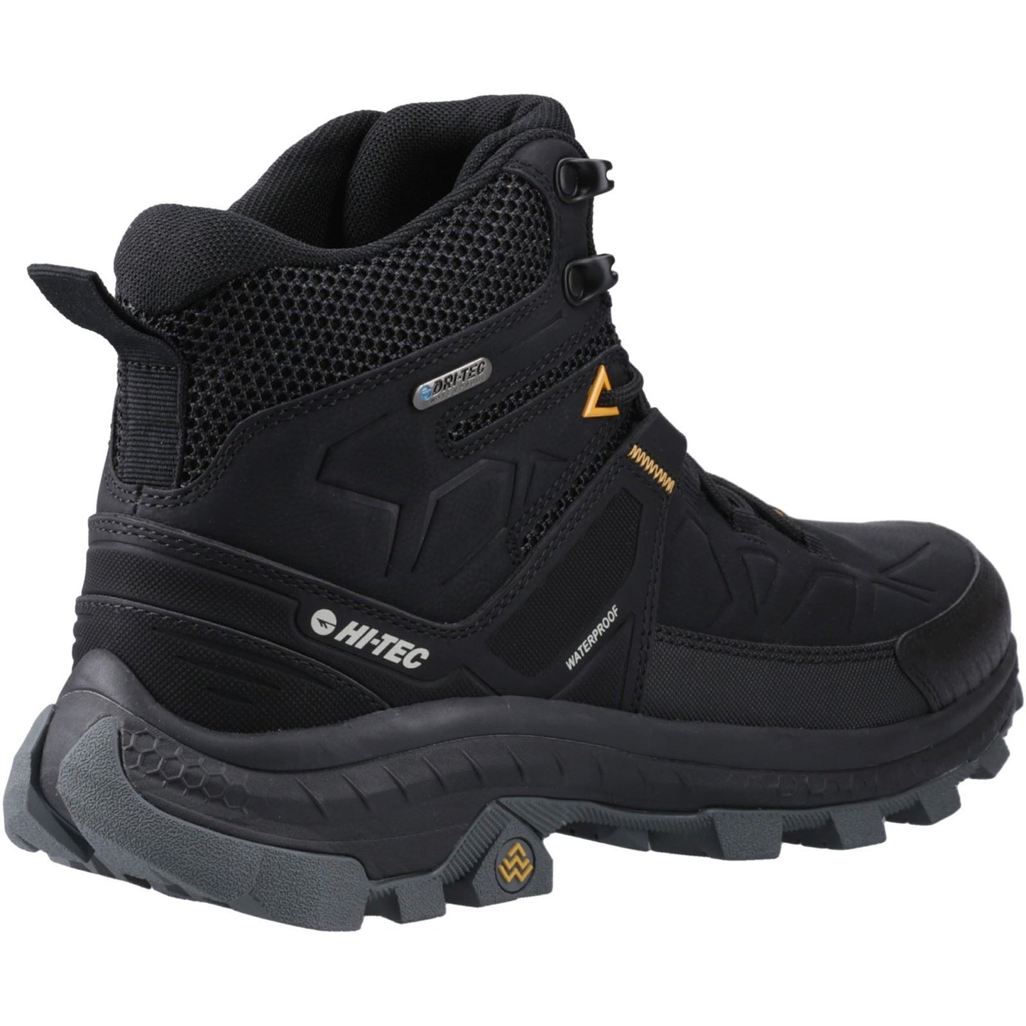 Hi-Tec Rainier Polyester Men's Black Hiking Boots