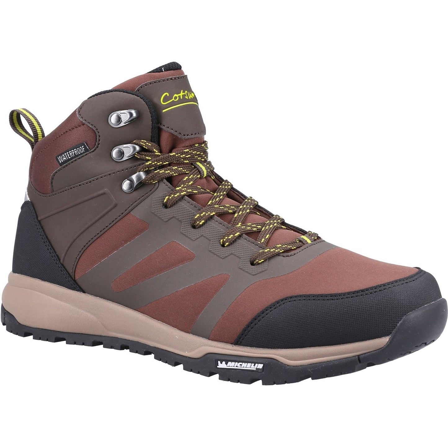 Cotswold Men's Kingham Mid Mens Boot in Brown