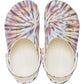 Crocs Classic Tie Dye Thermoplastic Women's Chalk/Multi Sandals