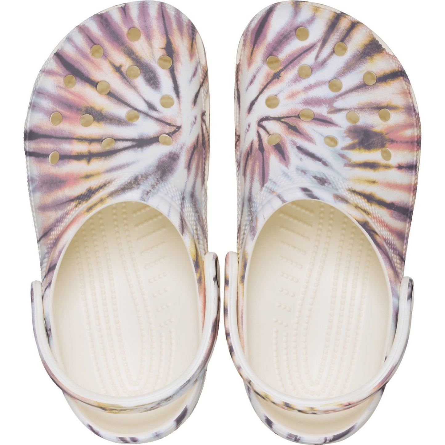 Crocs Classic Tie Dye Thermoplastic Women's Chalk/Multi Sandals